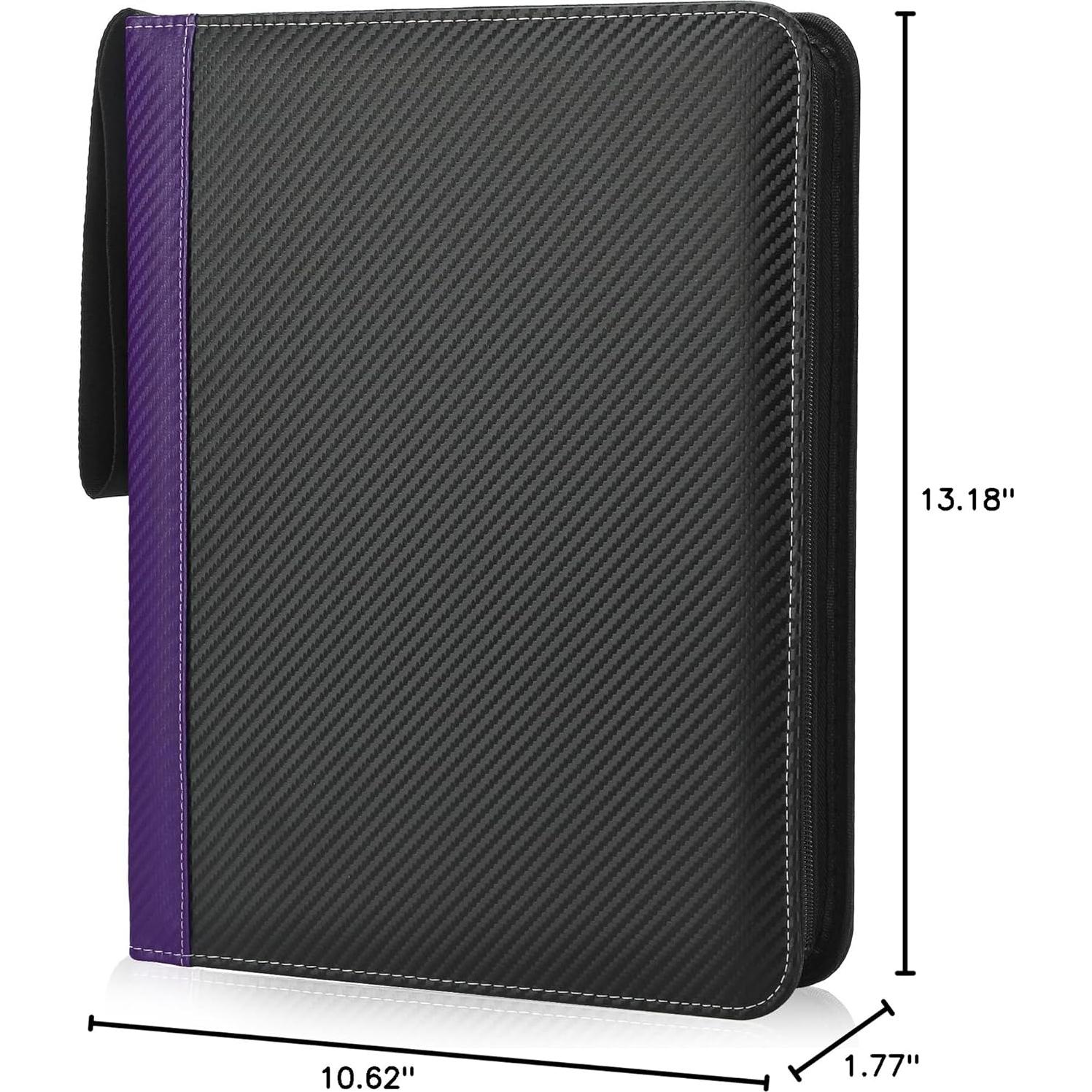 Carpeta de Tarjetas TCGUARD 900 Bolsillos Púrpura