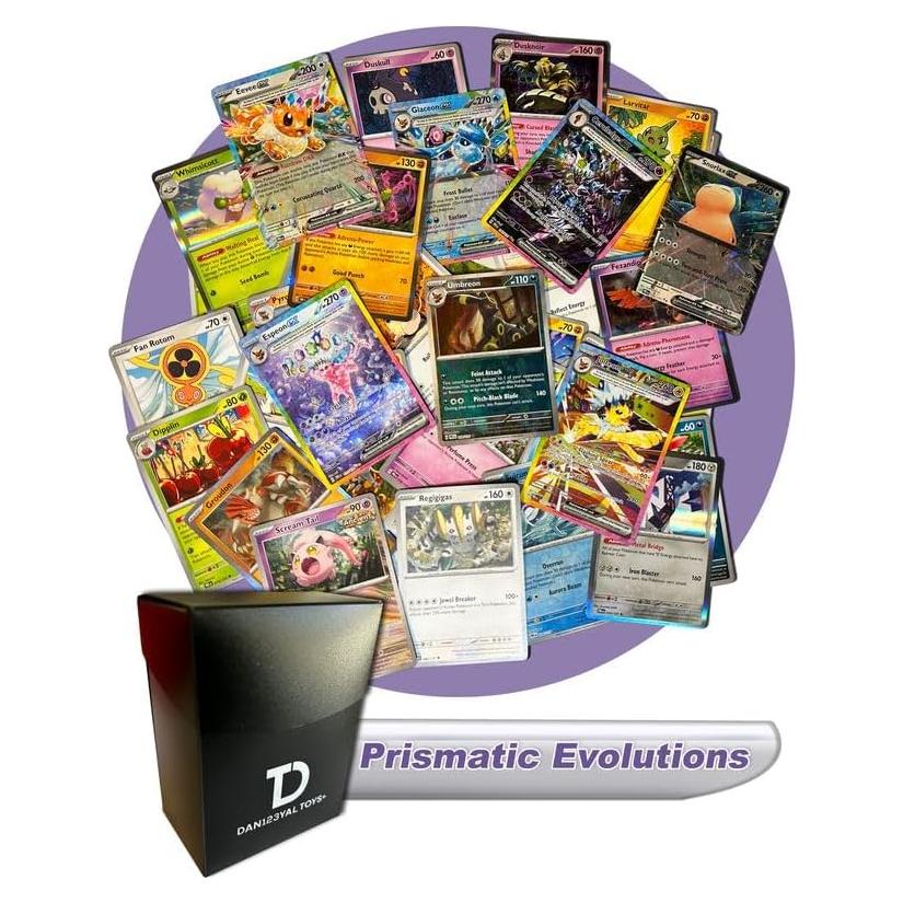 Paquete TCG Pokémon Evoluciones Prismáticas - 20 Cartas + Ultra Rara