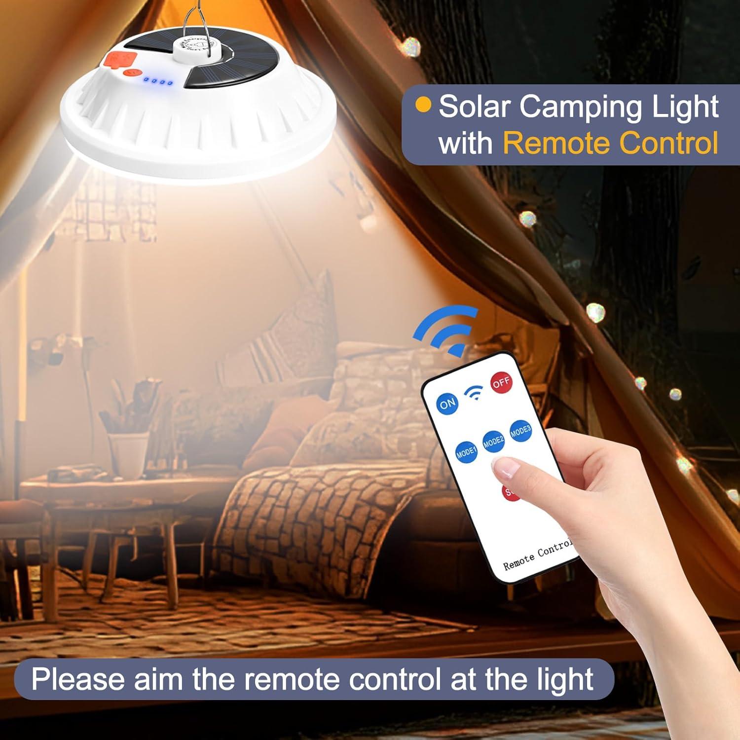 Luz de Camping Solar Lembopo SCL1P 6000LM Recargable LED