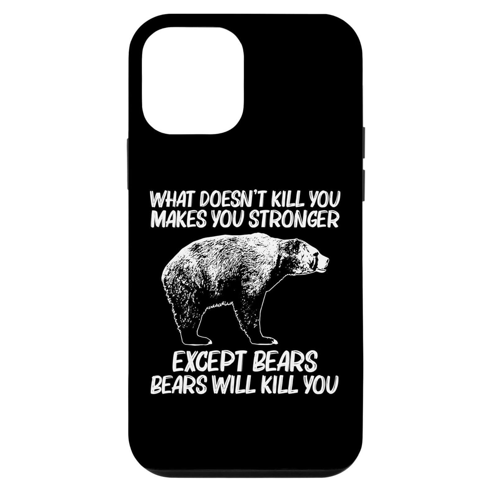 Funda iPhone 12 mini Oso Divertido Grizzly 153g Protección