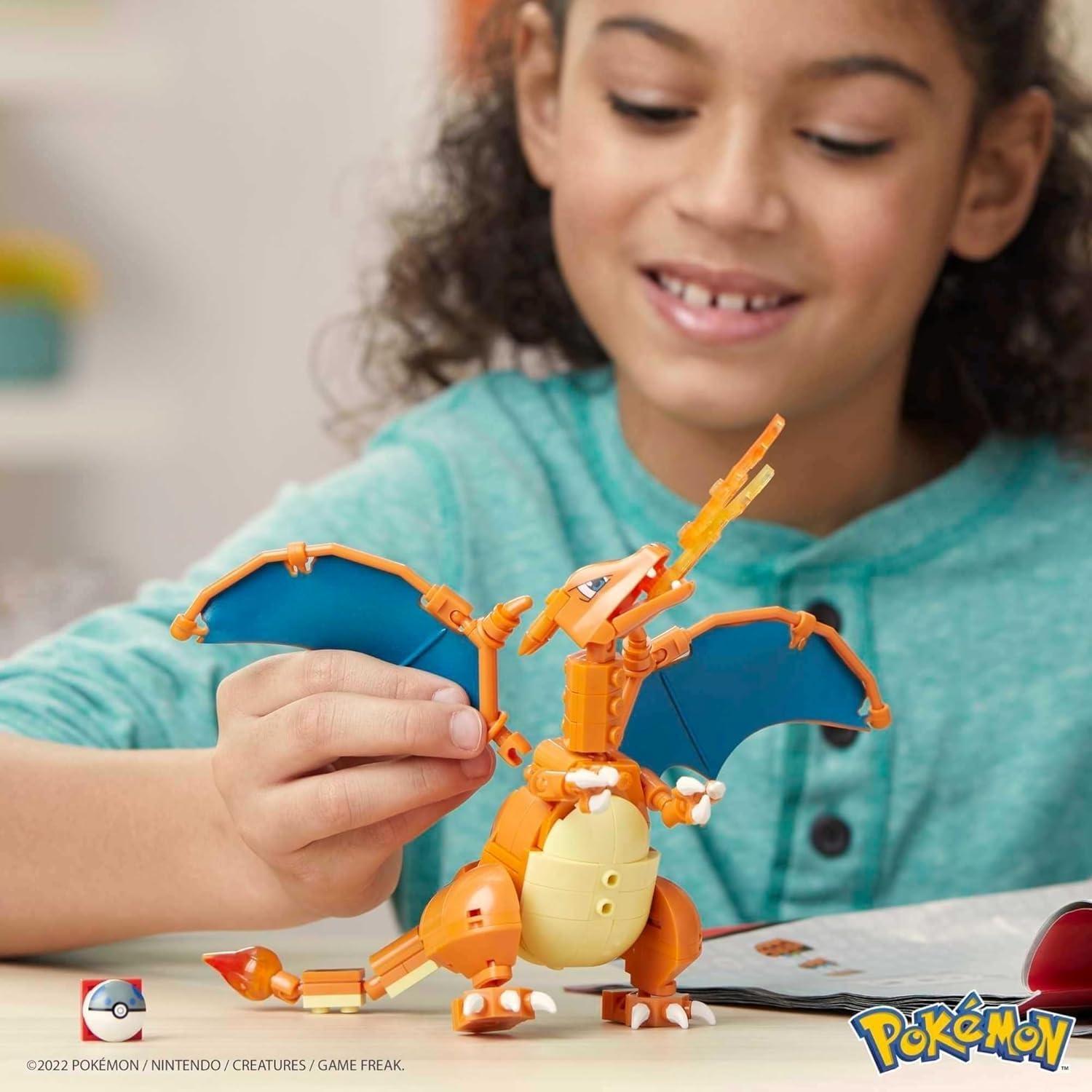Set de Construcción Charizard Mega 222 Piezas 10,16 cm