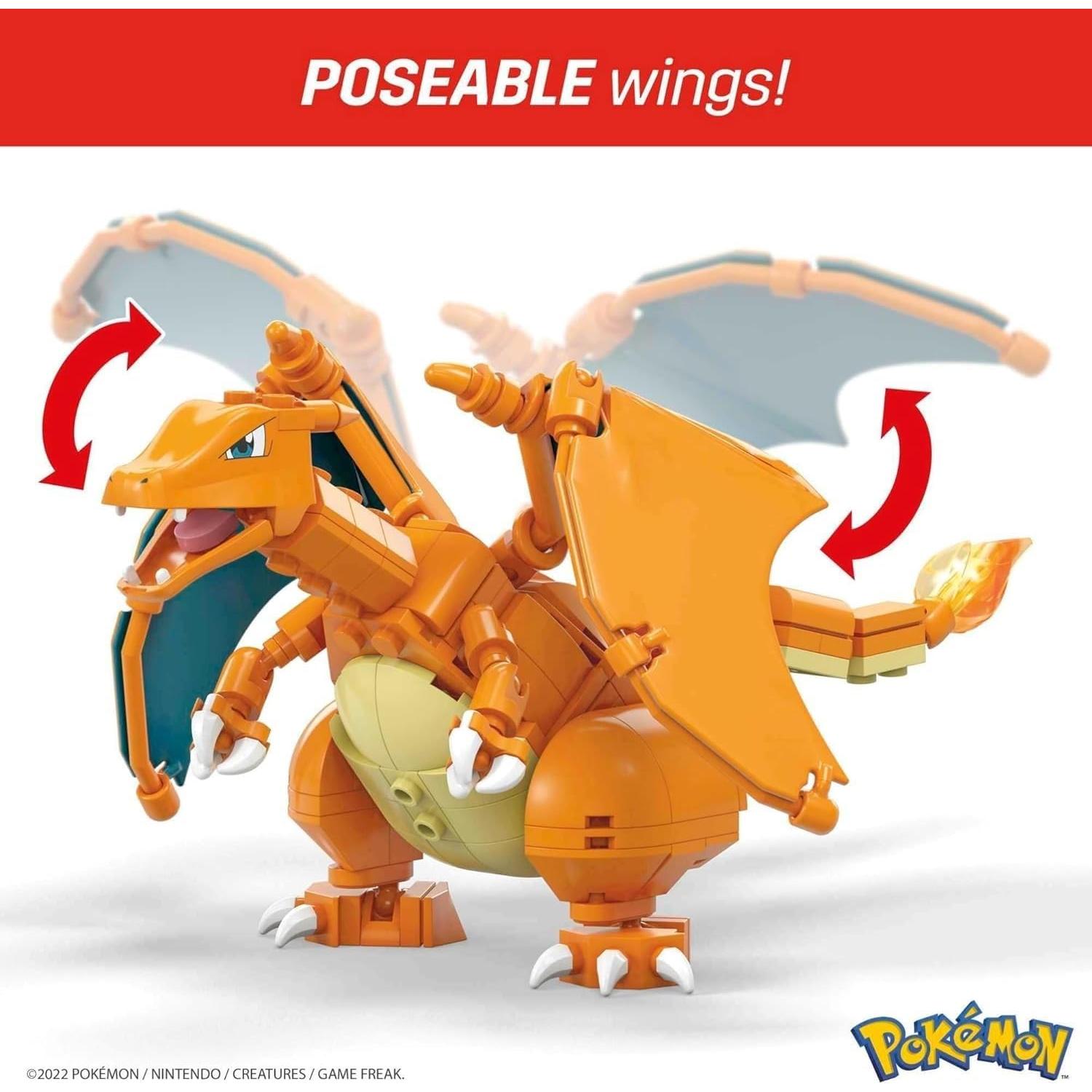 Set de Construcción Charizard Mega 222 Piezas 10,16 cm