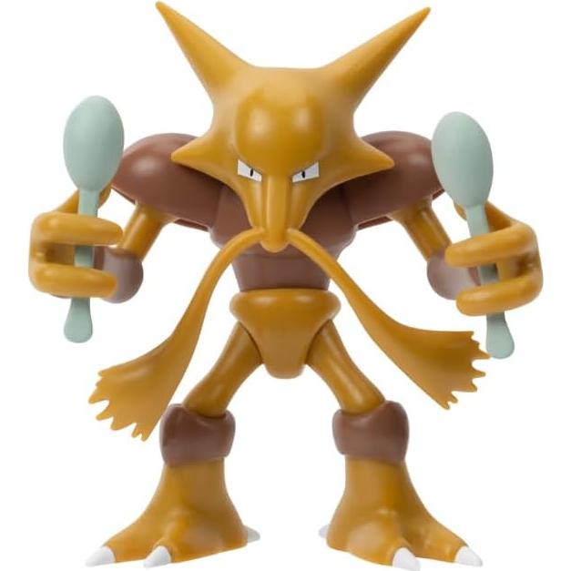 PKW -Battle Figure MP 10Pk 2": Pikachu #4, Squirtle #5, Bulbasaur #5, Charmander #5, Geodude, Mimikyu, Pawniard, Bonsly, Oshawott; 4.5" Alakazam - TGT