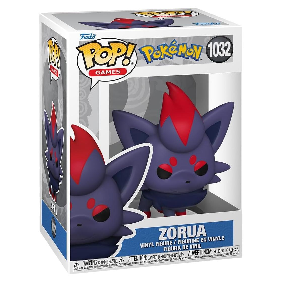 Funko Pop Zorua Pokémon - Figura de Vinilo 9.5 cm - Coleccionable