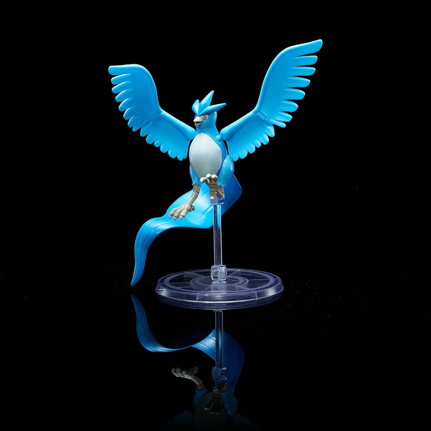 Figura Articuno Super-Articulada Jazwares 15,24 cm Detalles Únicos