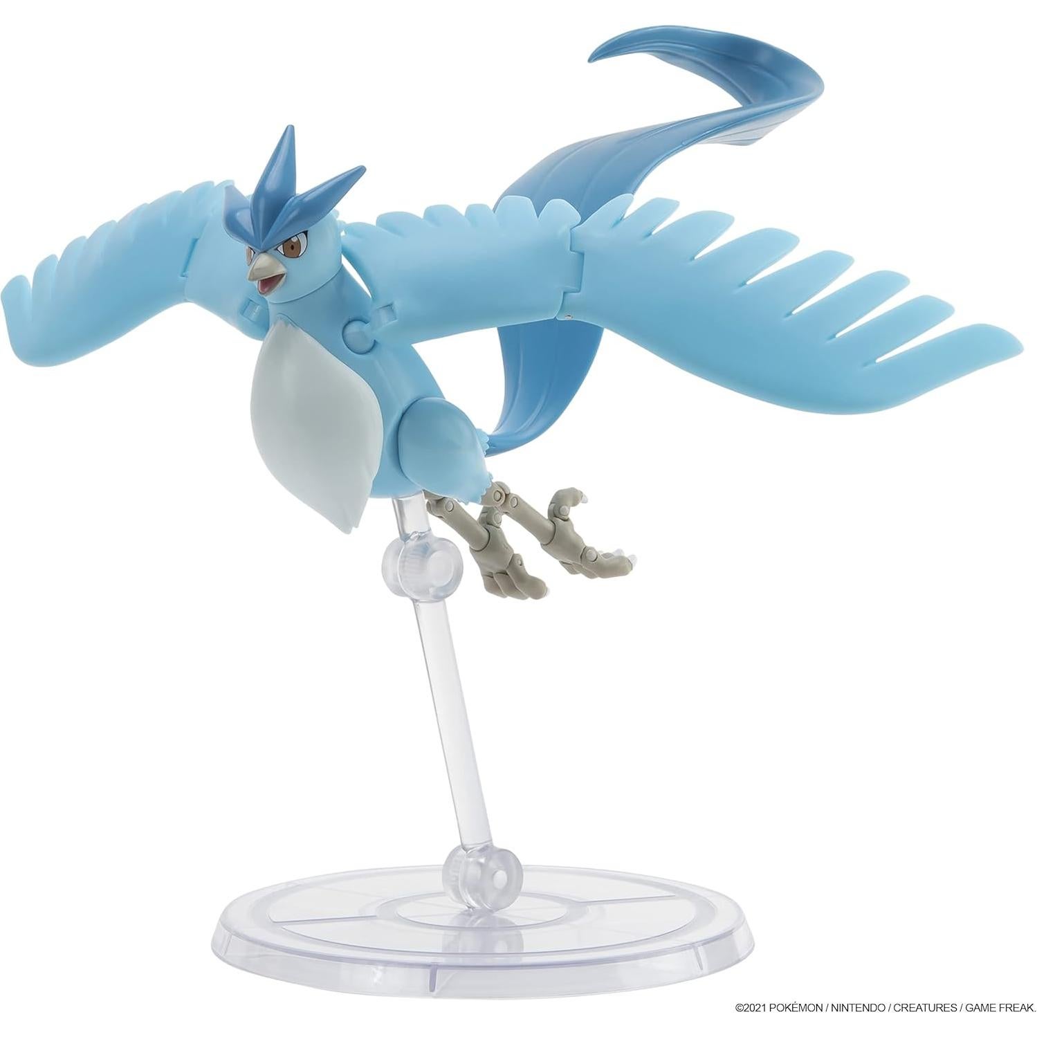 Figura Articuno Super-Articulada Jazwares 15,24 cm Detalles Únicos