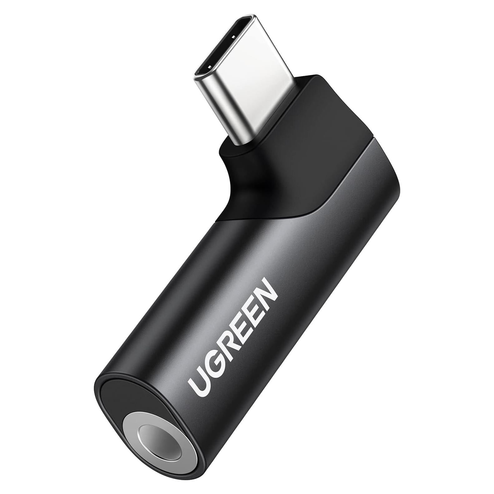 Adaptador de Audio USB C UGREEN a 3.5mm HiFi Negro