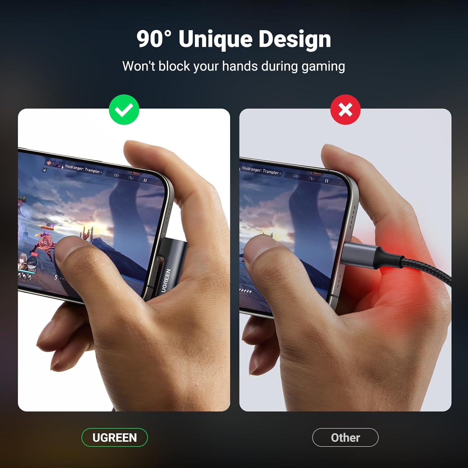 Adaptador de Audio USB C UGREEN a 3.5mm HiFi Negro