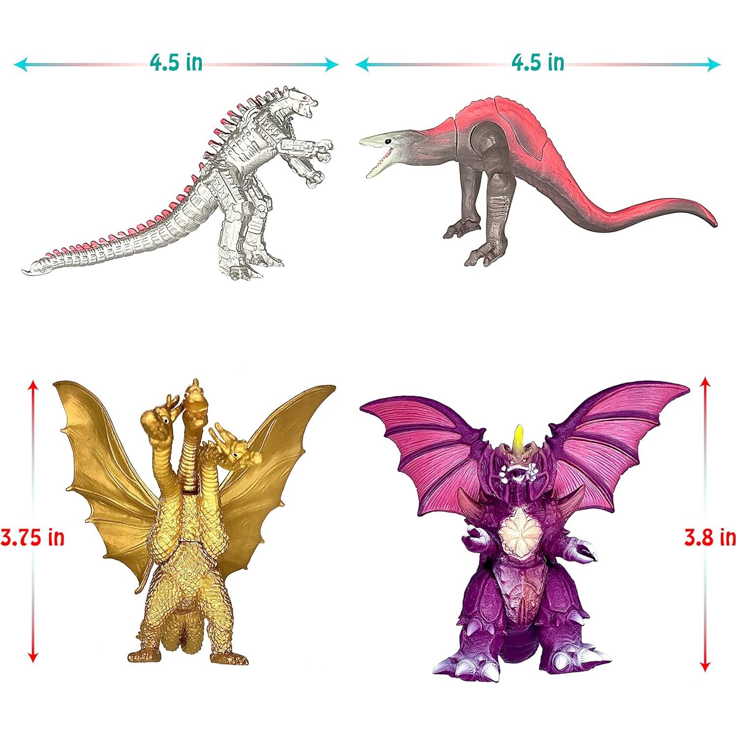 Conjunto 10 Figuras de Acción Godzilla vs Kong TwCare