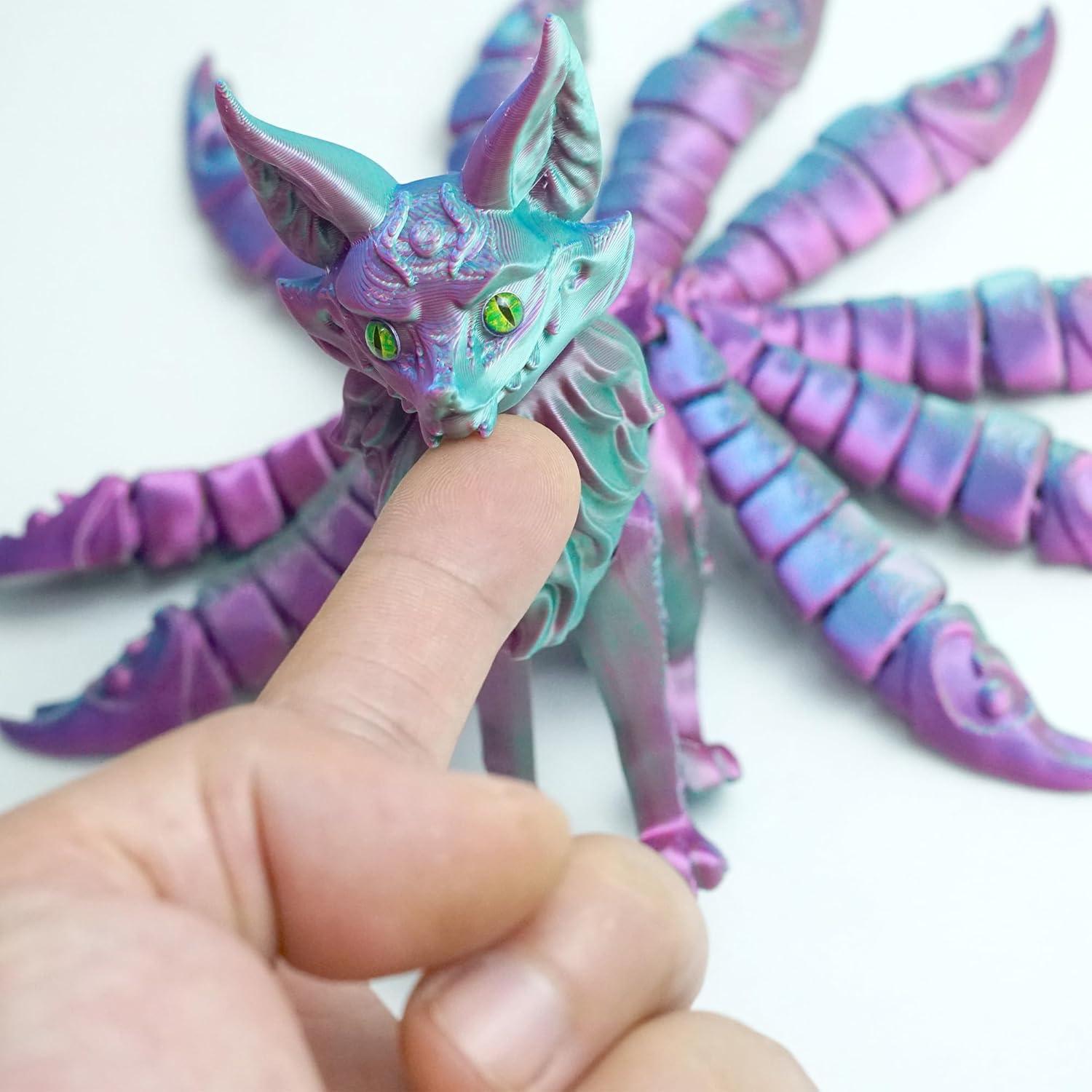 Modelo Zorro de Nueve Colas 3D Ceogoo 15.24x15.24x6.1cm