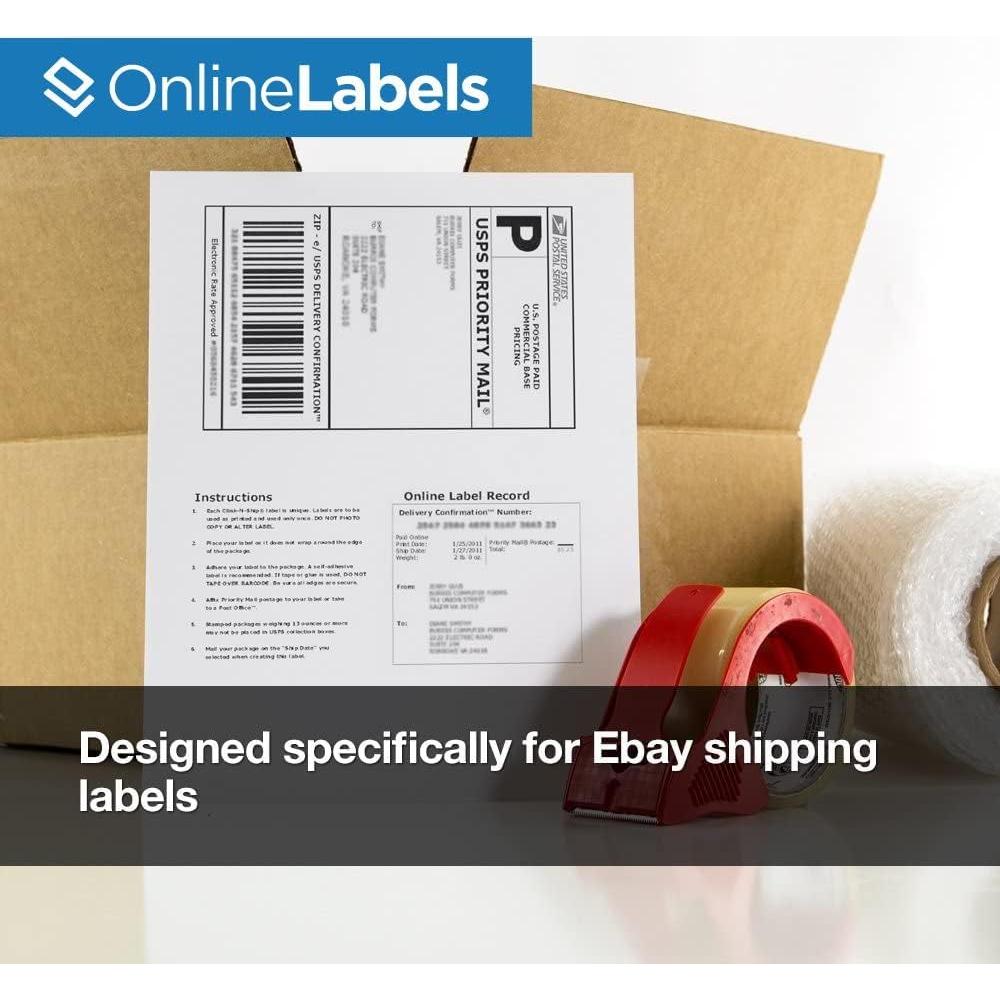 Etiquetas de Envío 100 Hojas 18.7x11.4cm y 9.3x7.6cm - Etiquetas en Línea