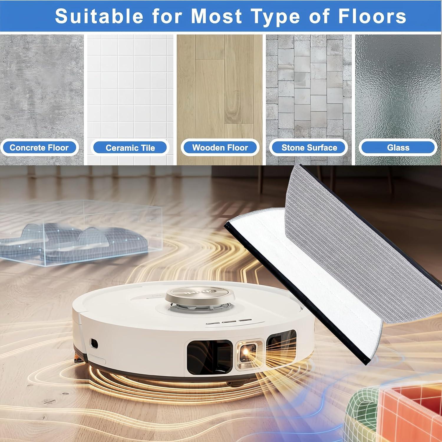 Paquete de 10 almohadillas de mopa compatibles Shark AV2800