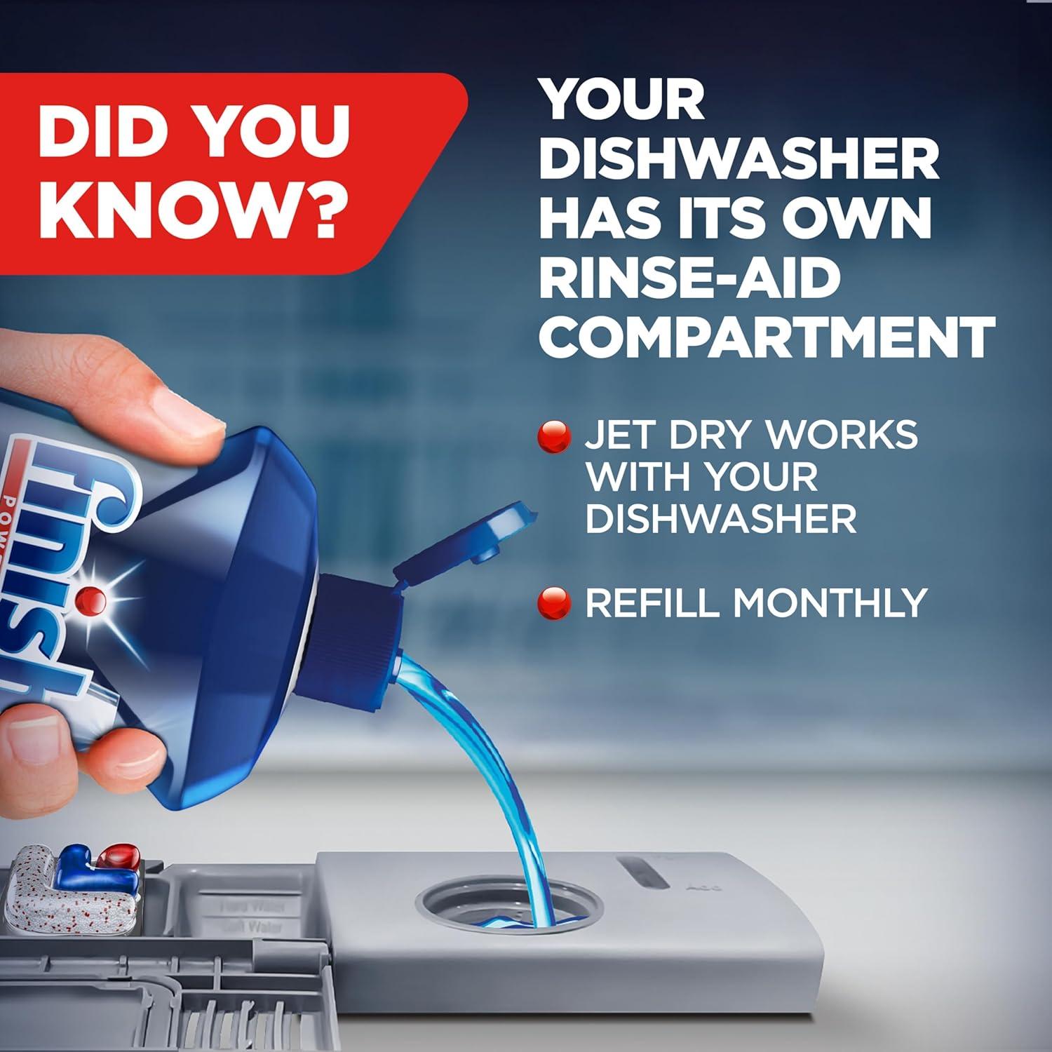 Finish Jet-Dry Ayuda para Enjuagar 239.5 ml - Brillo y Secado