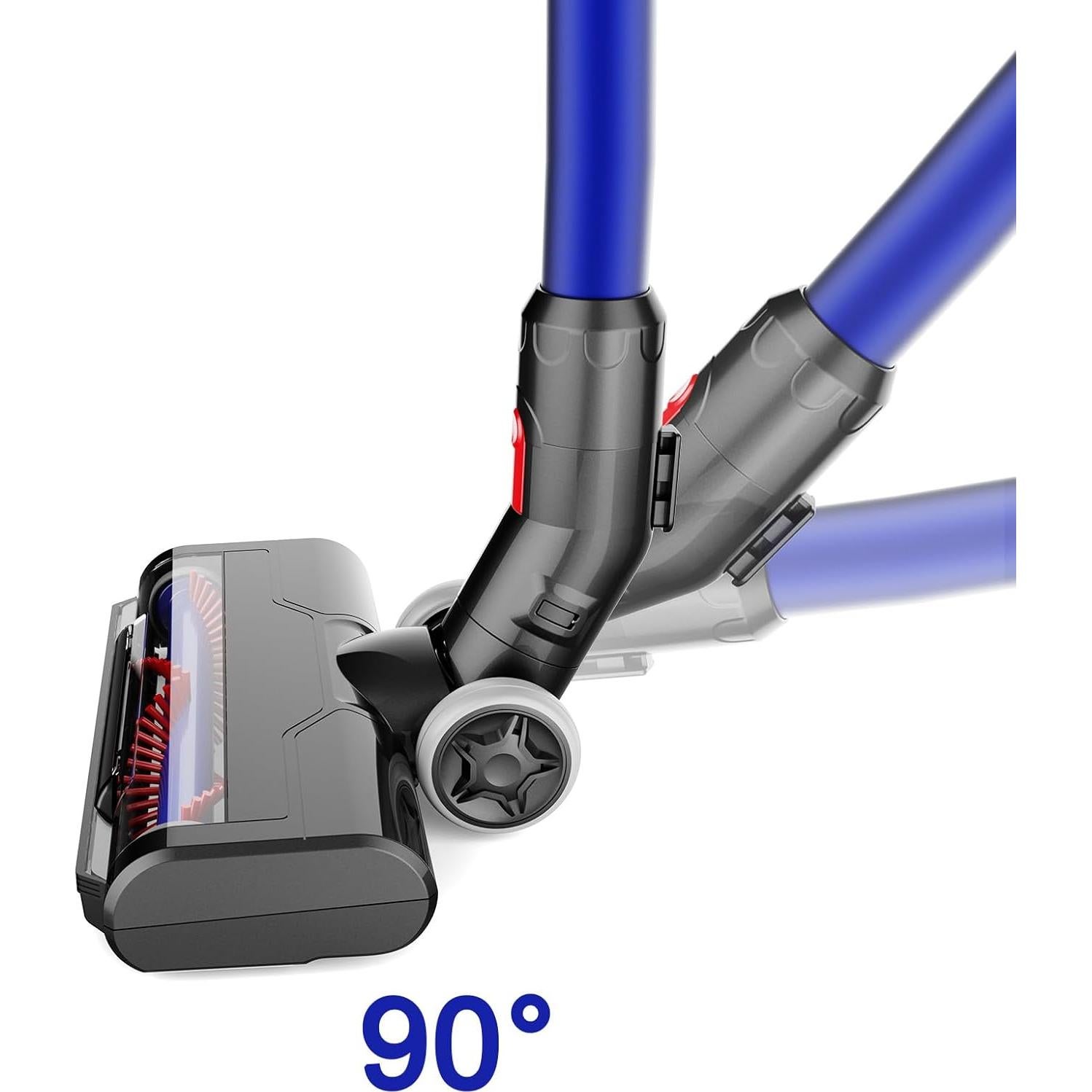 Boquilla Motorizada Dyson V7 V8 con Faros y Rodillos Suaves