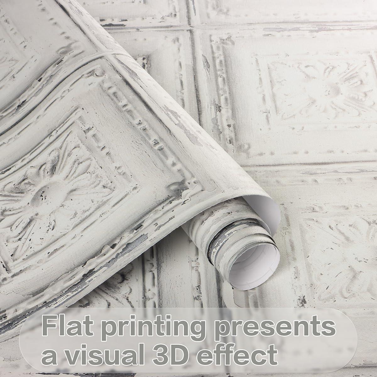 Papel Tapiz Autoadhesivo Froluya Vintage 43.2 cm x 500.3 cm