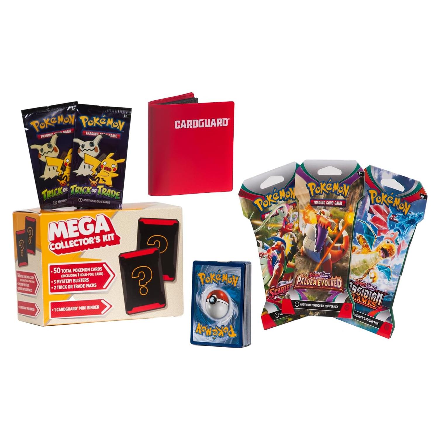 Kit Coleccionista Pokémon Mega 100 Tarjetas + Mini Carpeta