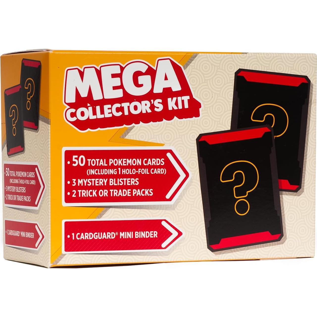 Kit Coleccionista Pokémon Mega 100 Tarjetas + Mini Carpeta
