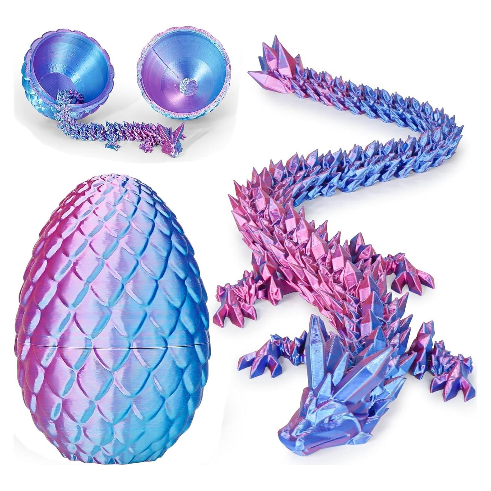 Huevos de Dragón Cinderwing3D + Dragón Articulado 12.7cm