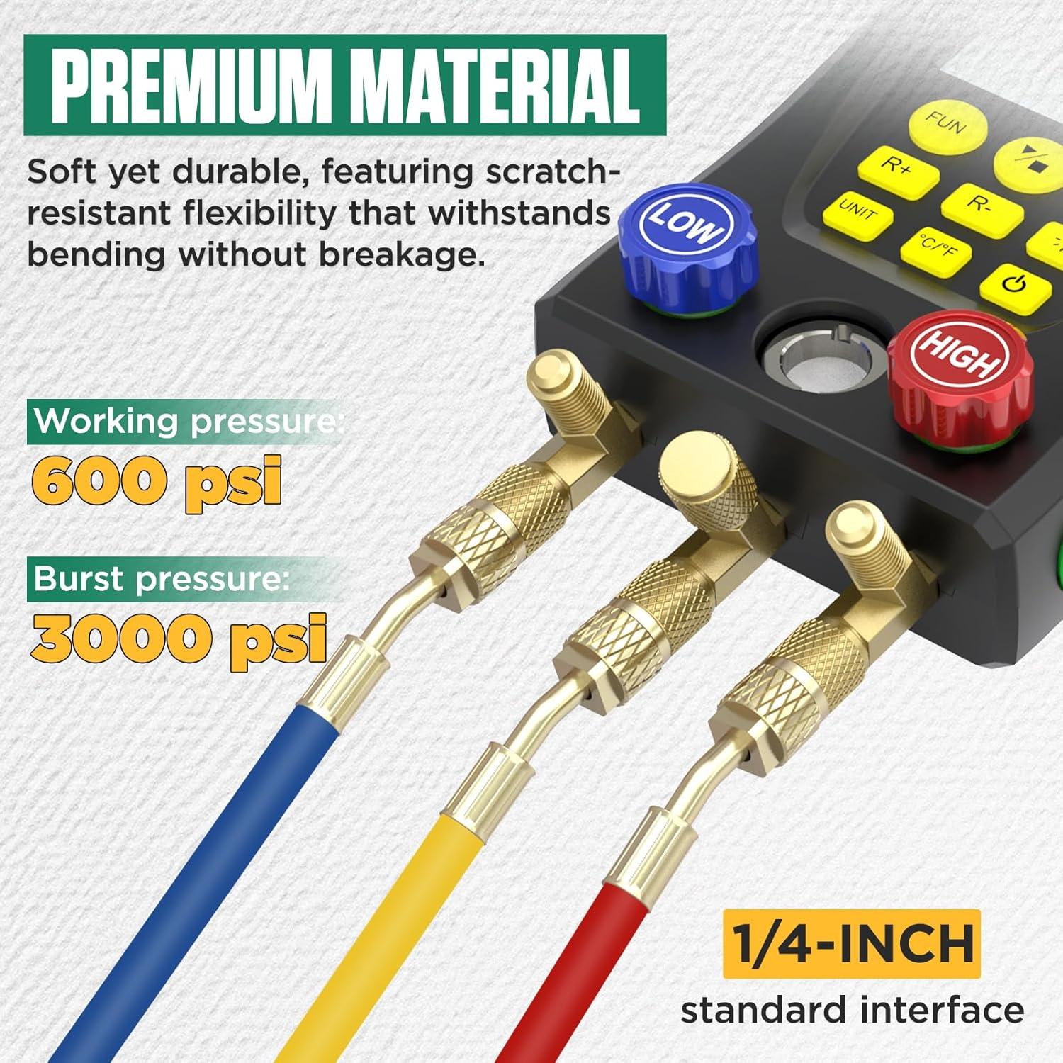 Manómetro Digital HVAC BELEY 93 Refrigerantes Doble Presión