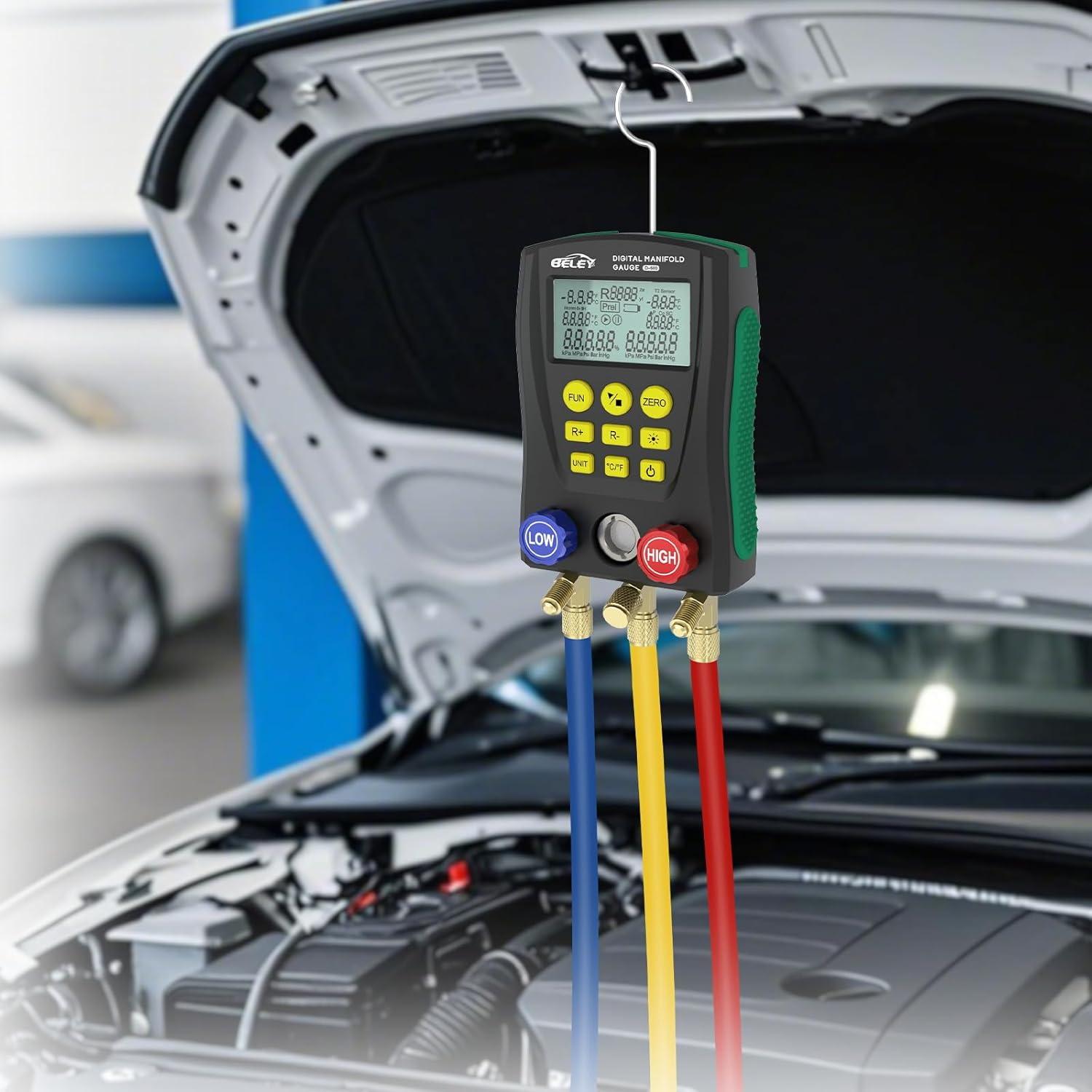 Manómetro Digital HVAC BELEY 93 Refrigerantes Doble Presión