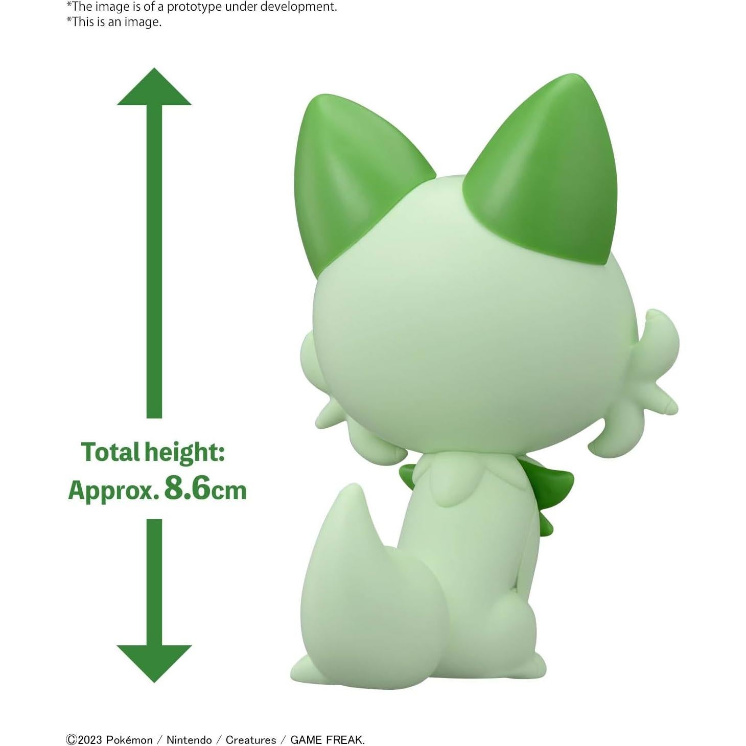 Kit de Modelo BANDAI Pokémon #18 Sprigatito 86mm