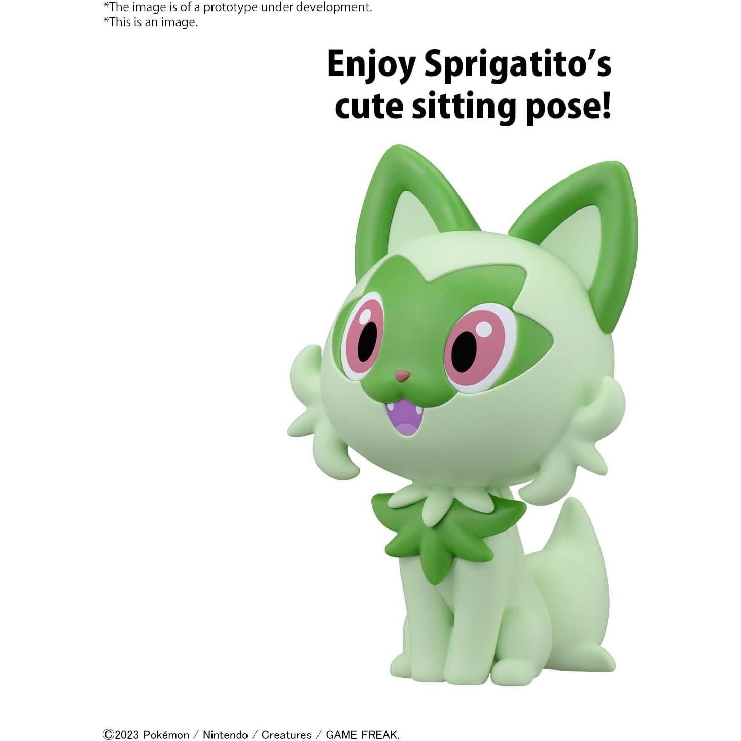 Kit de Modelo BANDAI Pokémon #18 Sprigatito 86mm