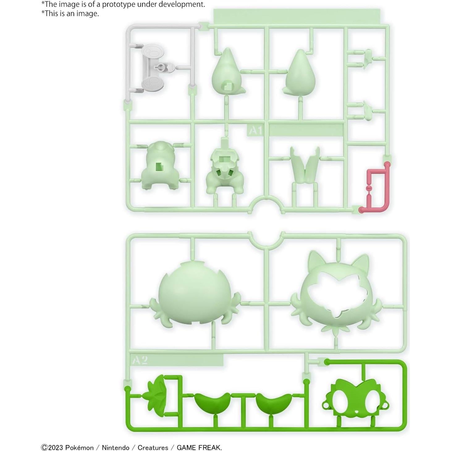 Kit de Modelo BANDAI Pokémon #18 Sprigatito 86mm