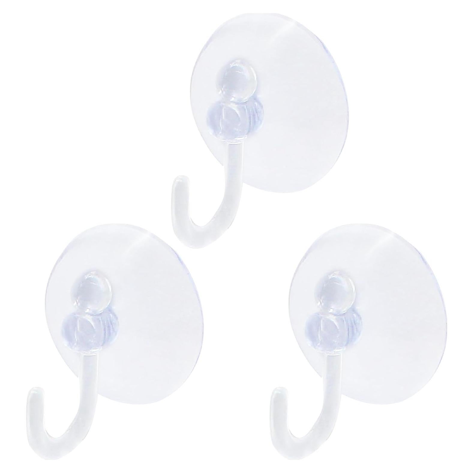 30 Ganchos de Ventosa Kyuionty 30 mm Reutilizables PVC