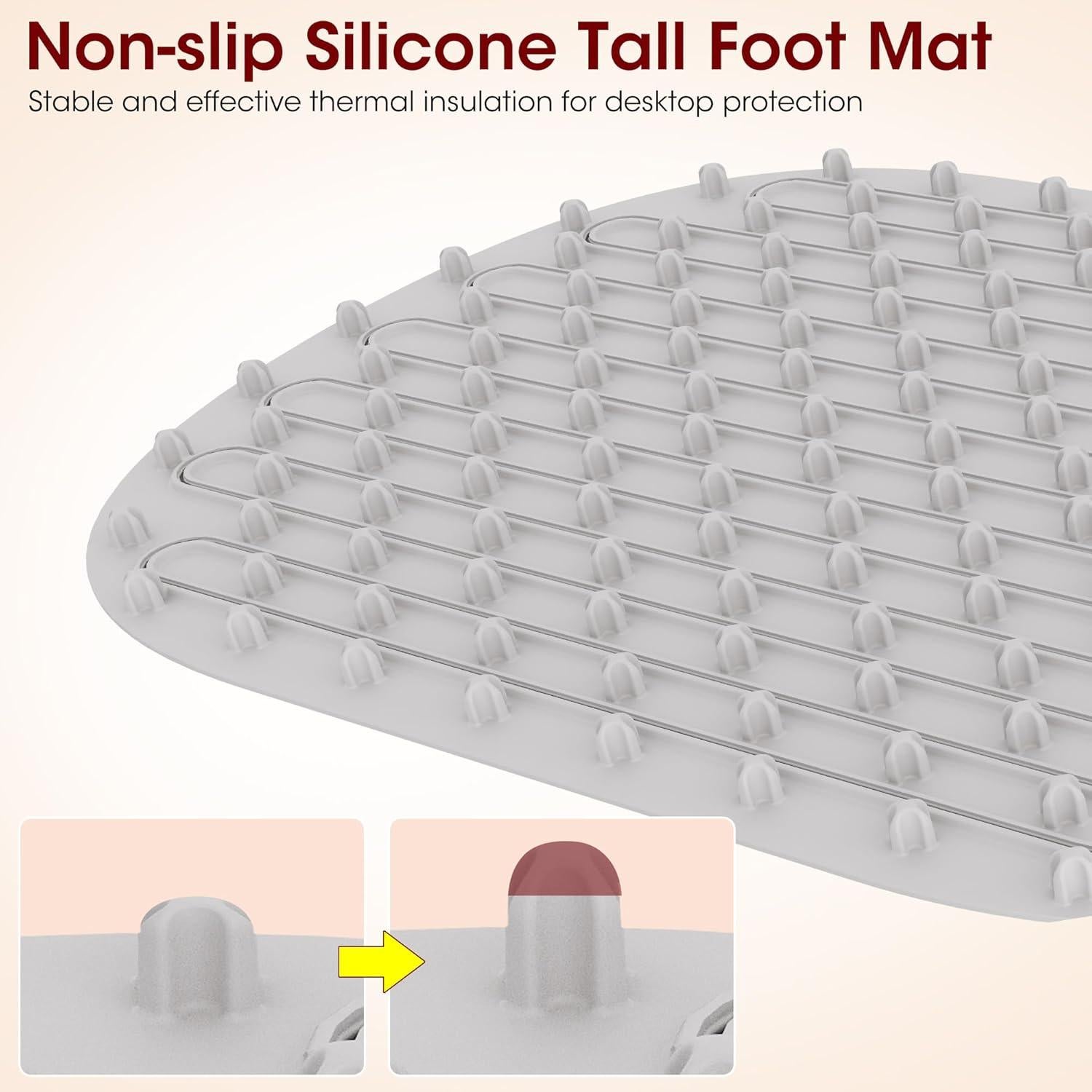 Alfombrilla Calentadora Eléctrica MQ Extra Grande 40-100°C Gris