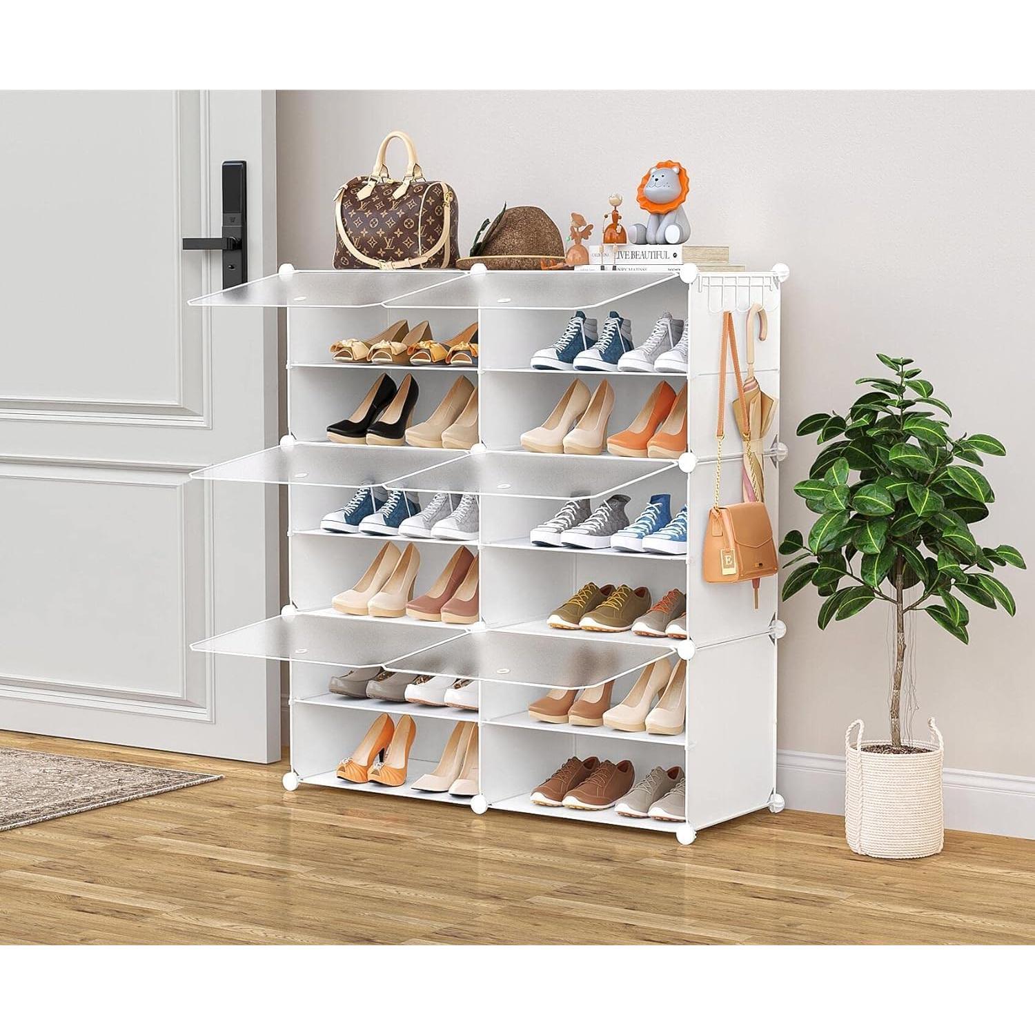 Organizador de Zapatos Homicker para 24 Pares con Puertas