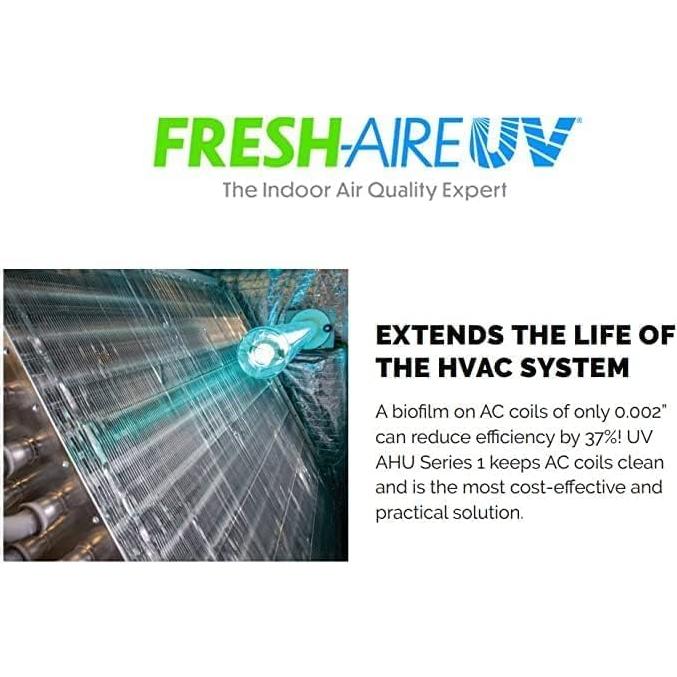 Sistema de Purificación de Aire HVAC Fresh-Aire UV 24V con Lámpara UVC