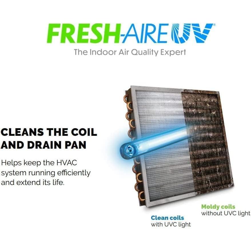 Sistema de Purificación de Aire HVAC Fresh-Aire UV 24V con Lámpara UVC
