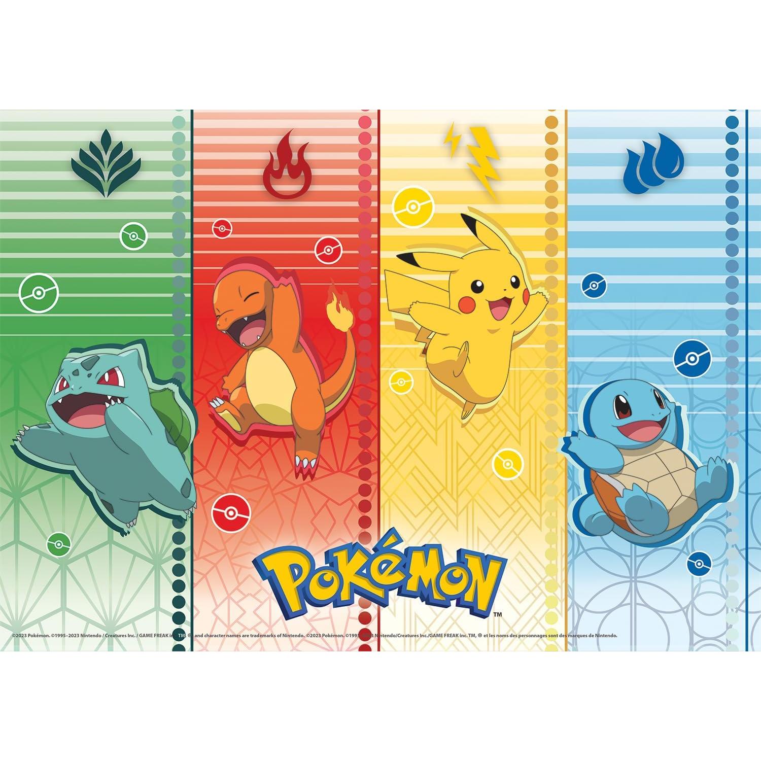 Rompecabezas Buffalo Games Pokémon 4 en 1 para Niños