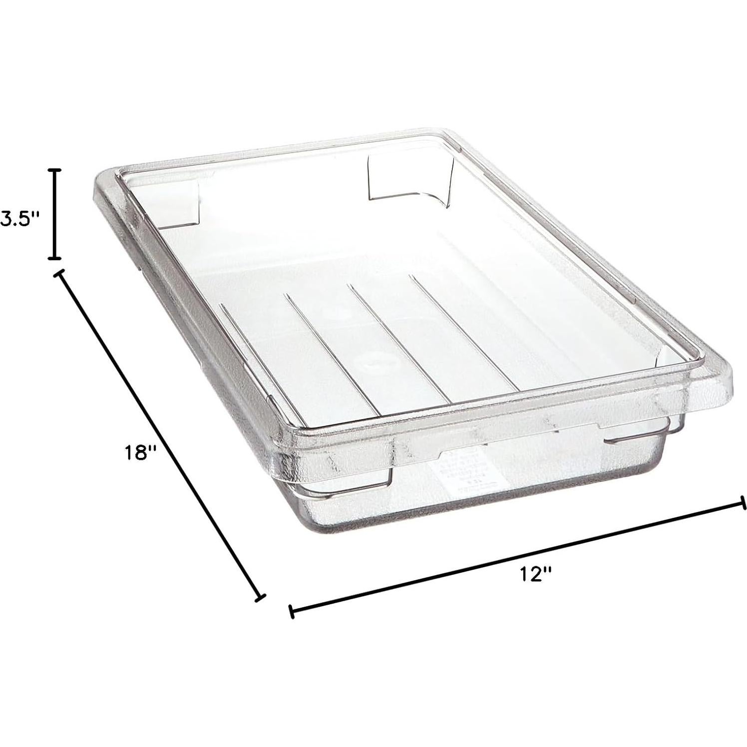 Caja de Almacenamiento de Alimentos Winco PFSH-3 30.5x45.7x8.9 cm