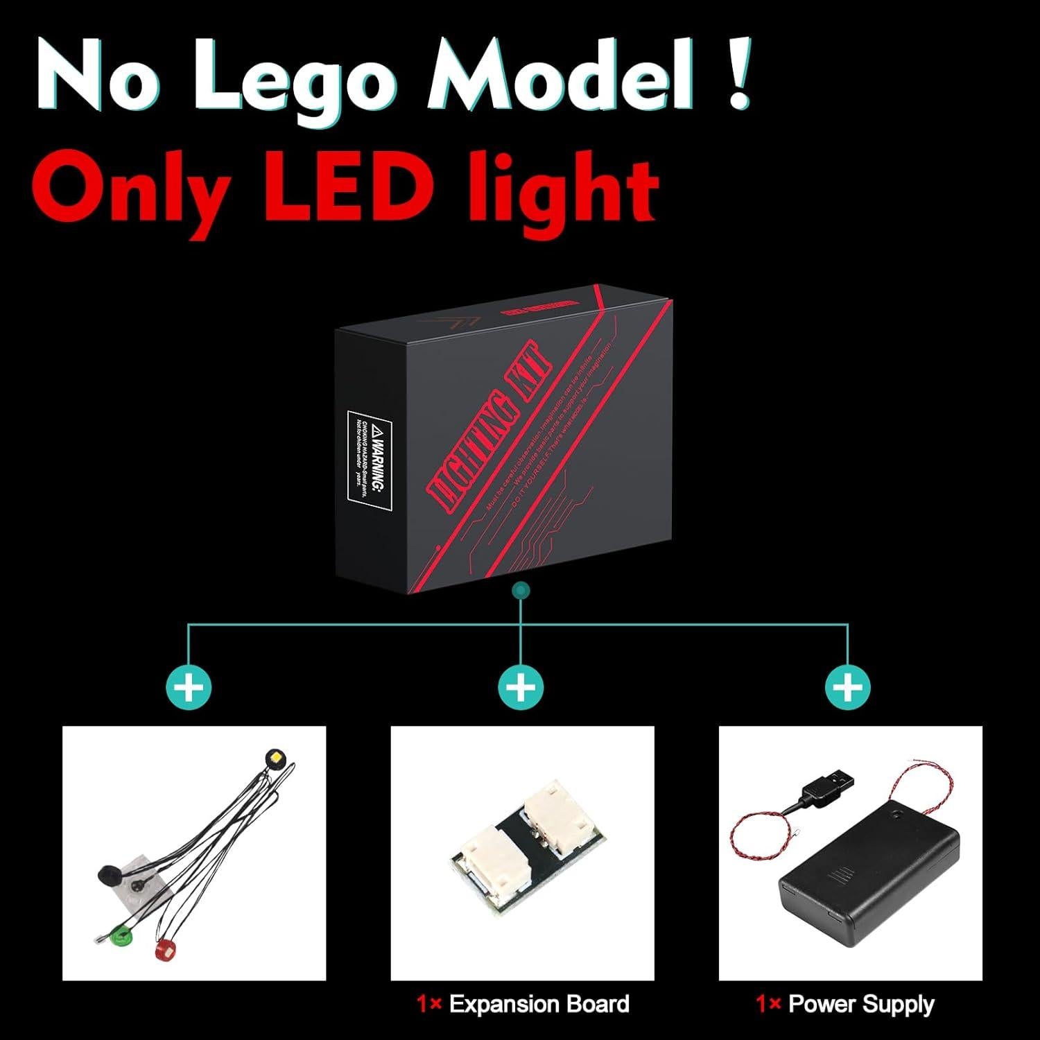 Kit de Luz LED LocoLee para Fortaleza Golem de Hierro 21250