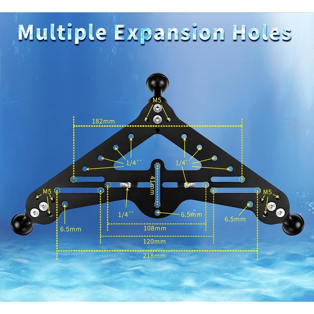 Bandeja de Buceo FEICHAO CNC para Cámara DSLR y GoPro