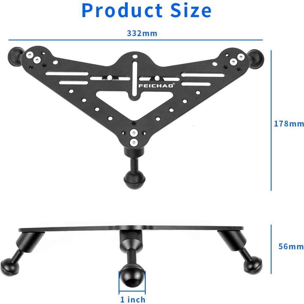 Bandeja de Buceo FEICHAO CNC para Cámara DSLR y GoPro