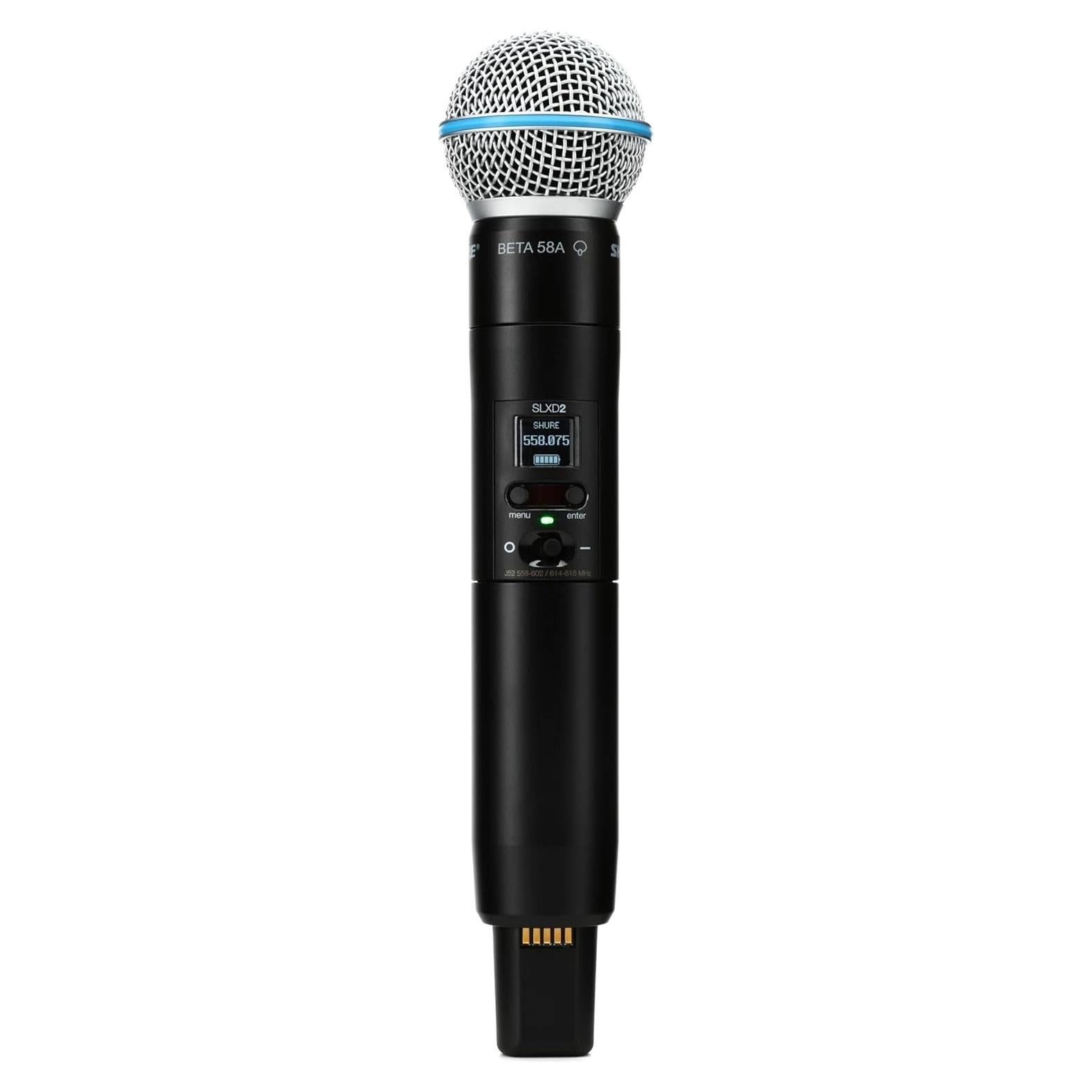 Transmisor de Mano Shure SLXD2 con Micrófono Beta 58A