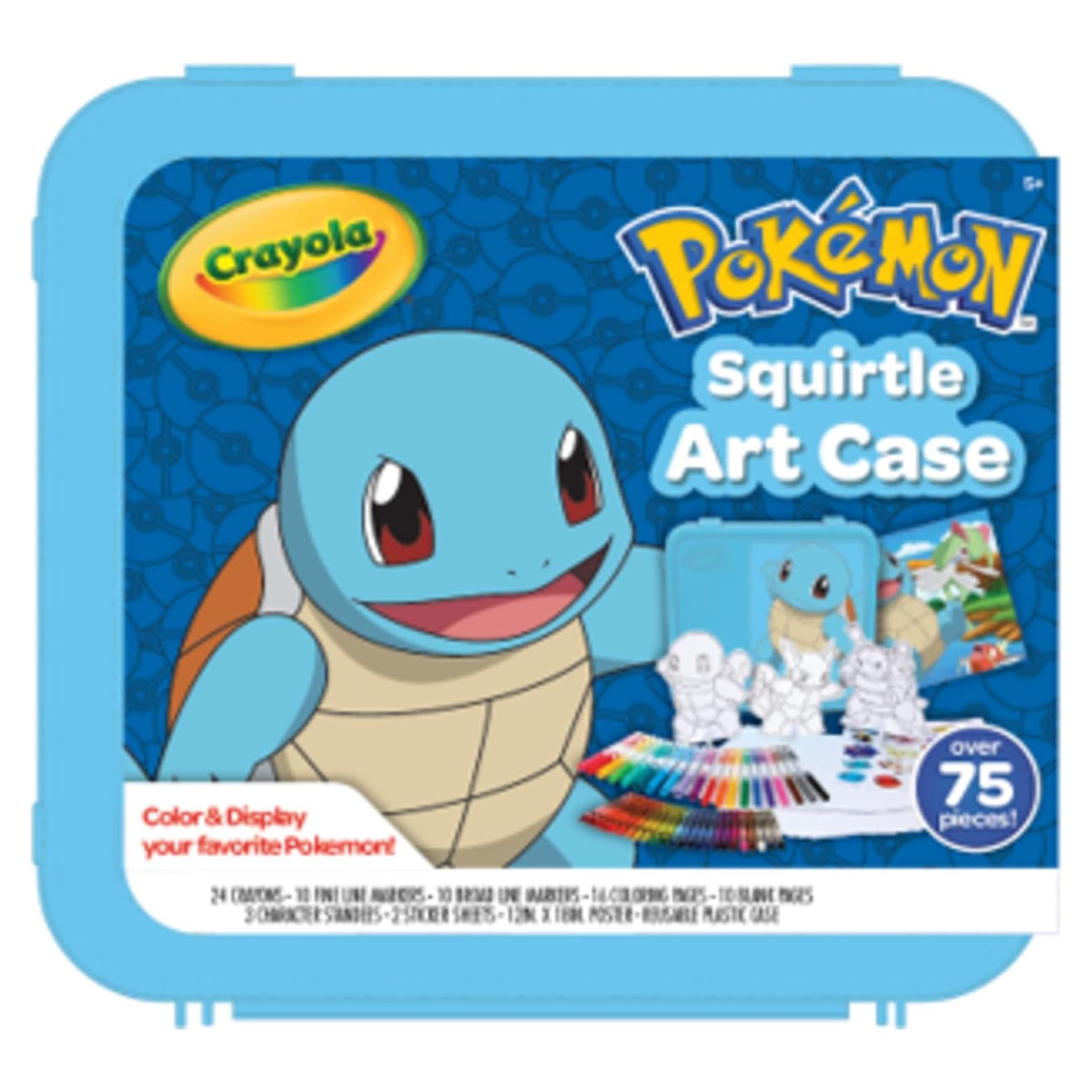Estuche de Arte Crayola Pokémon Squirtle 71 Piezas
