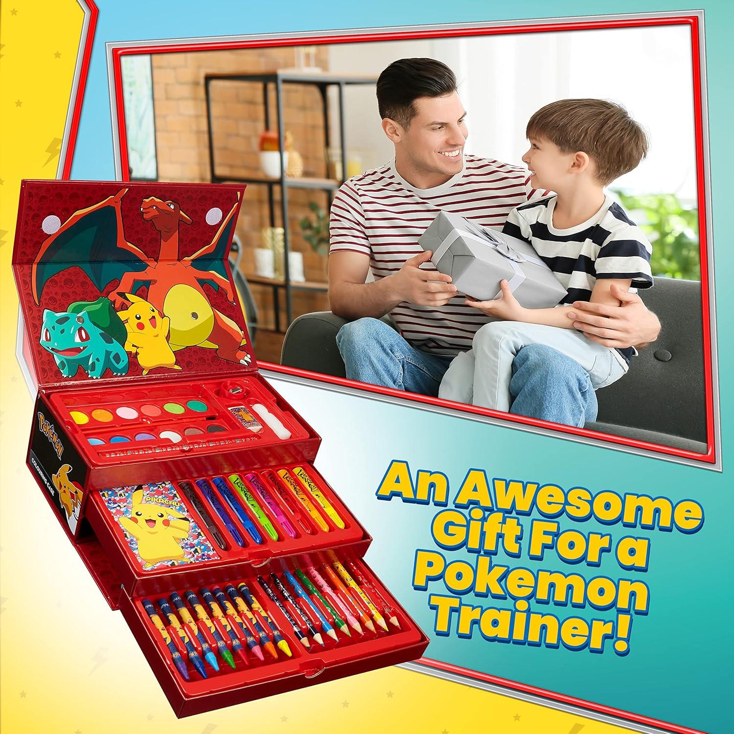 Set de Arte Pokemon 40 Piezas con Estuche de Viaje