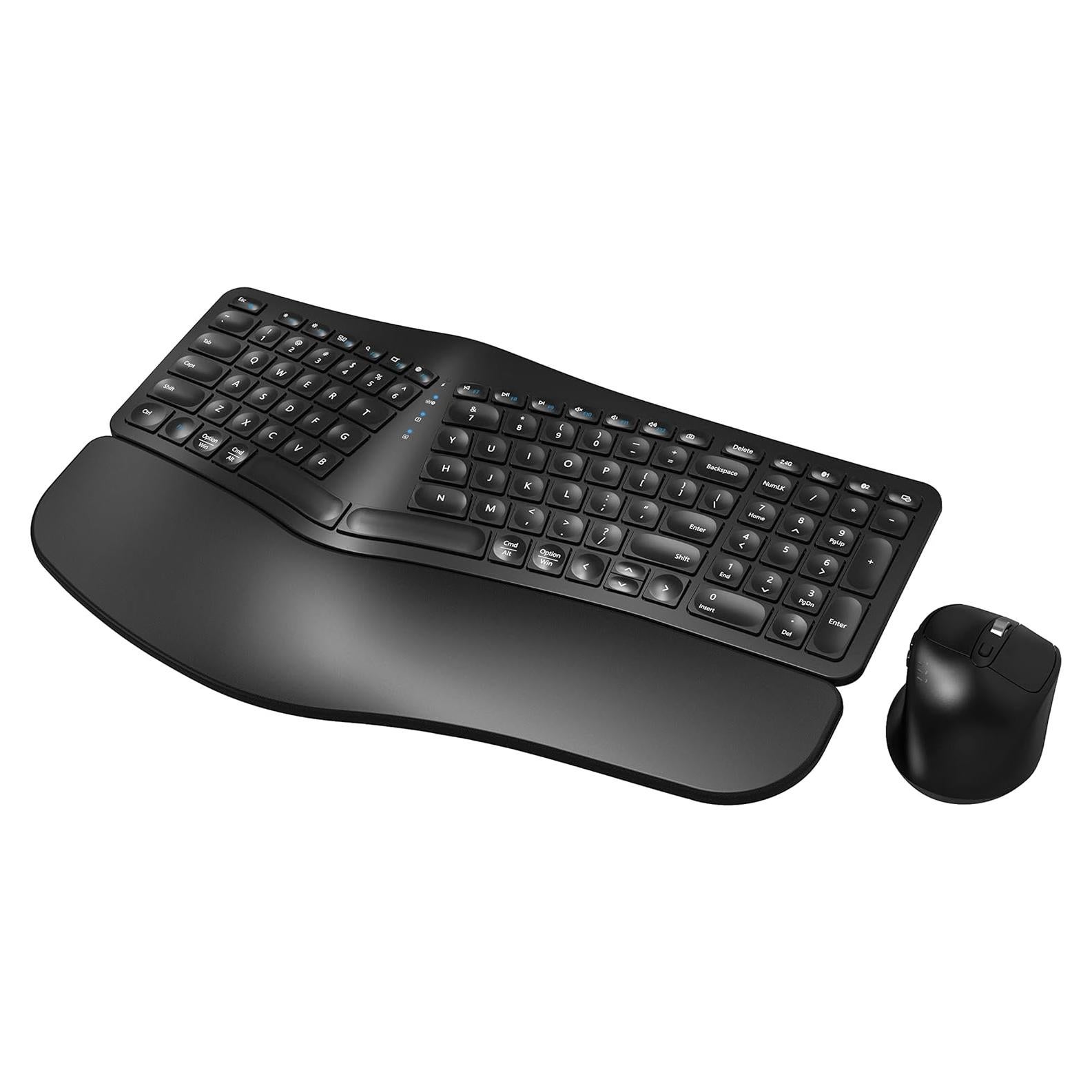 Combo Teclado y Ratón Inalámbrico Ergonómico MK960 - Negro