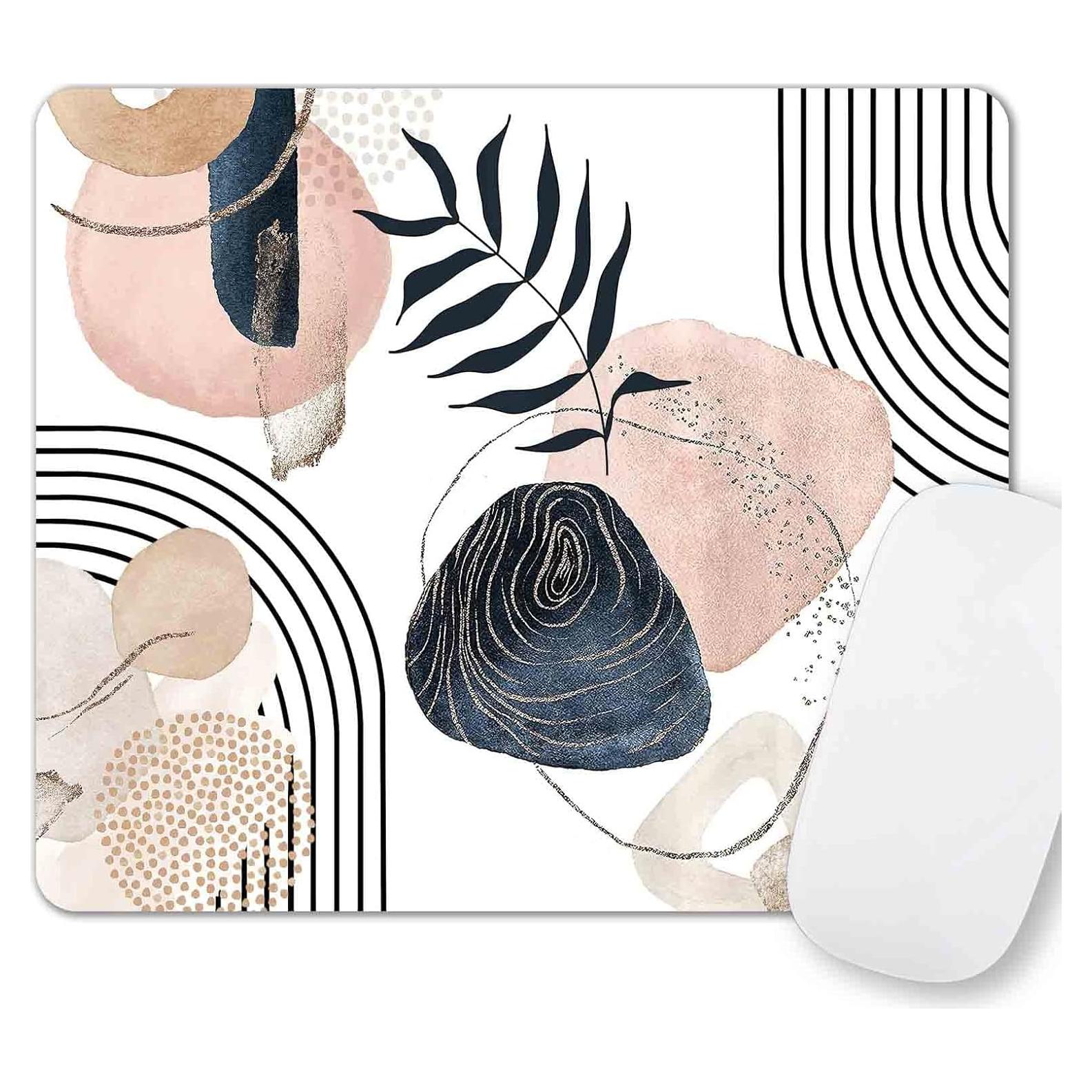 Alfombrilla de Ratón SXCKANG Boho Estético 24x20 cm Antideslizante