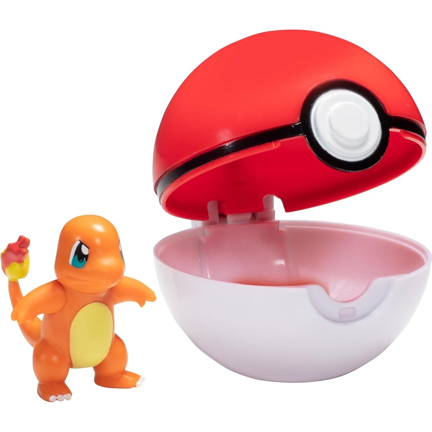 Set de Figuras Clip 'N' Go Pokémon Jazwares - Charmander, Bulbasaur, Squirtle
