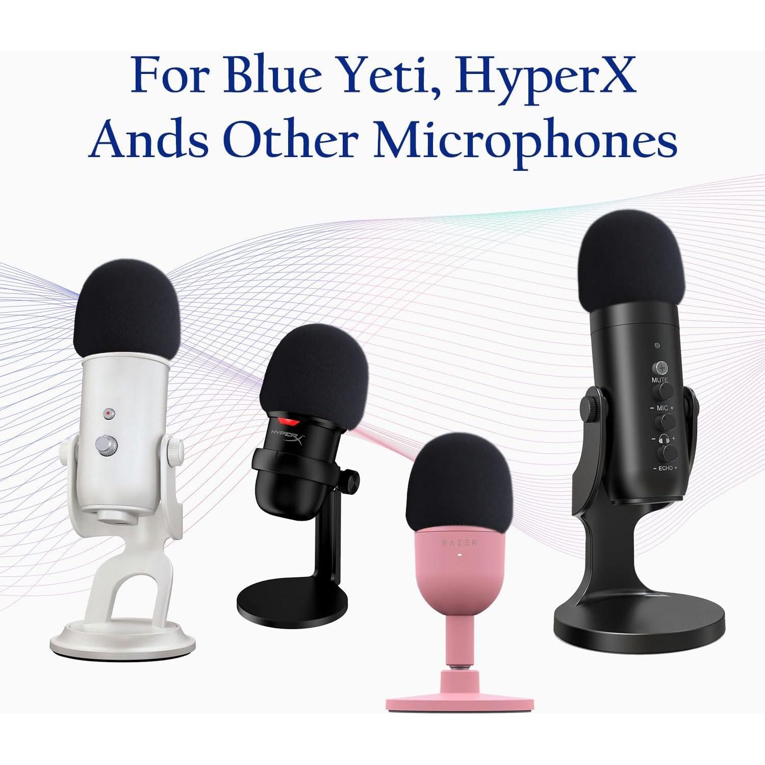 2 Fundas de Micrófono Blue Yeti Pro - Reducción de Ruido