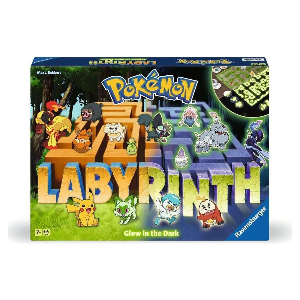 Ravensburger Laberinto Pokémon Brilla en la Oscuridad - 2-4 Jugadores