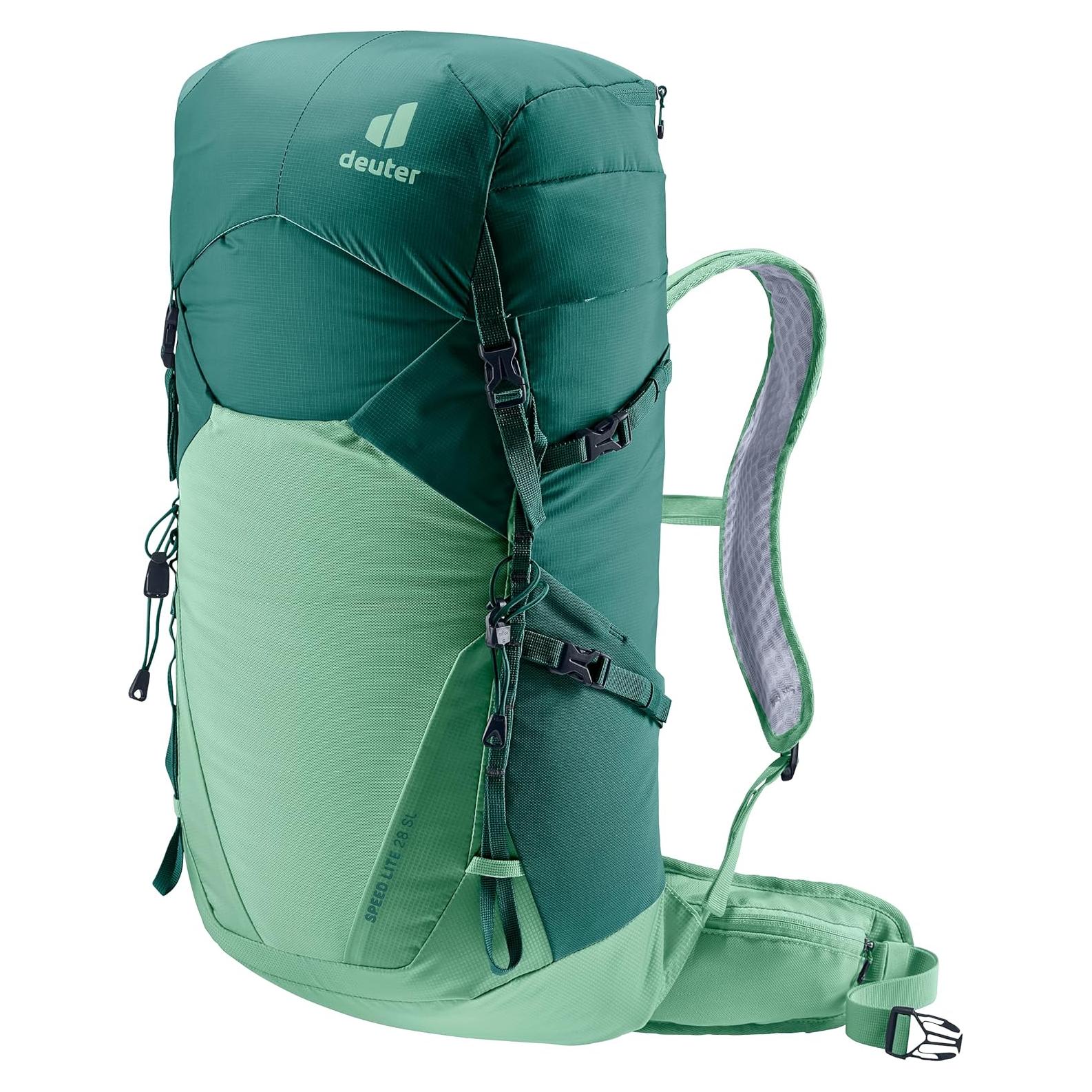 Mochila Deuter Speed Lite 28L SL para Mujeres Verde Mar-Menta