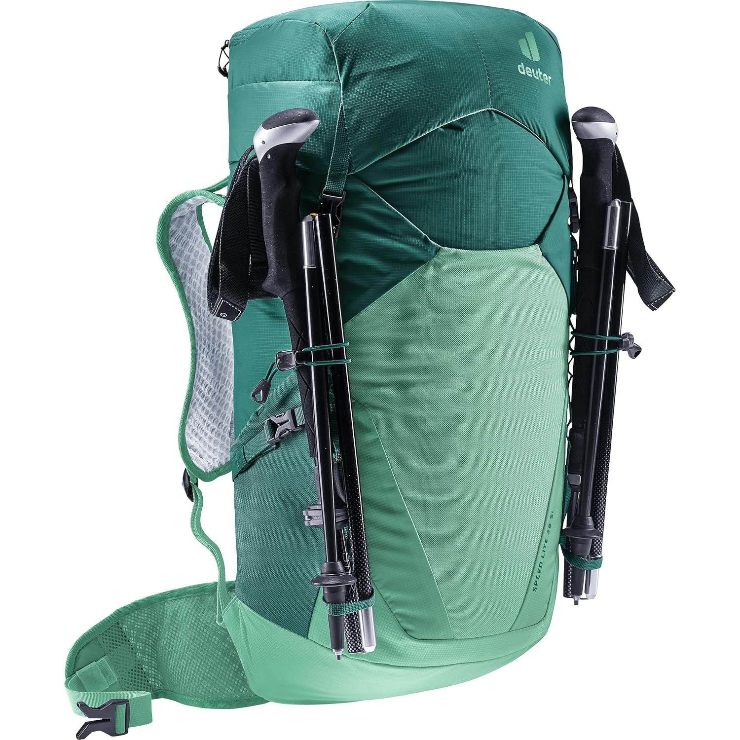 Mochila Deuter Speed Lite 28L SL para Mujeres Verde Mar-Menta
