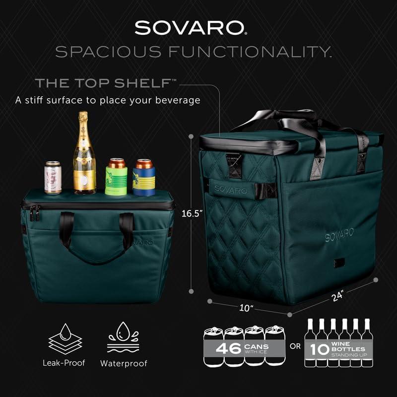 Bolsa de Enfriador Aislada Sovaro 22" Océano Profundo