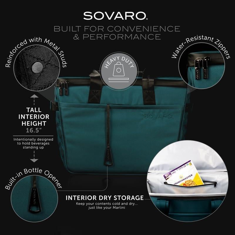 Bolsa de Enfriador Aislada Sovaro 22" Océano Profundo