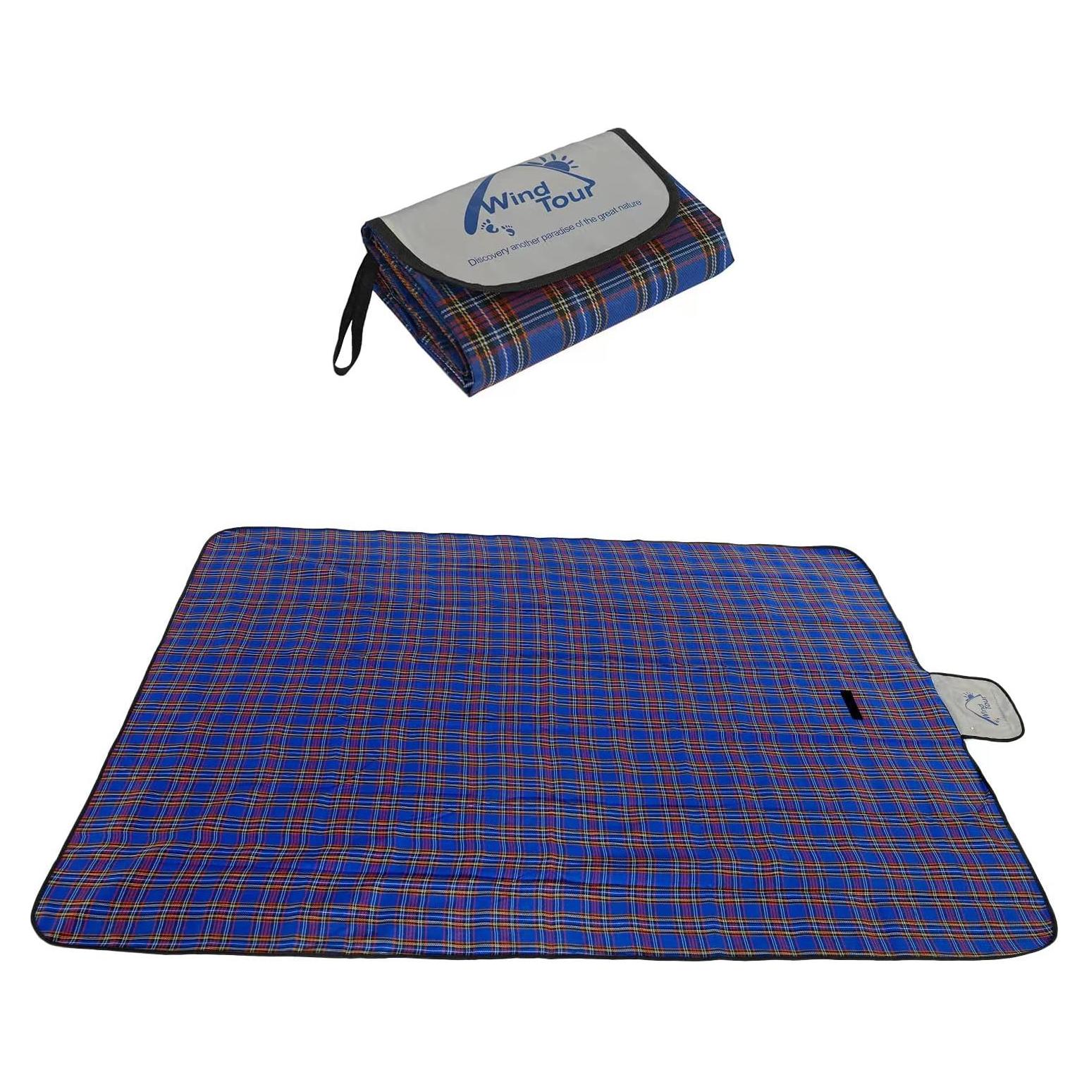 Manta de Picnic Impermeable Wind Tour 150x180 cm Azul